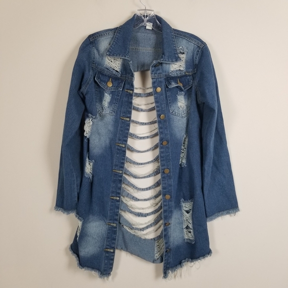 Jeans Jackets & Blazers - Jeans Brand Denim Shirt Jacket M Bust 31